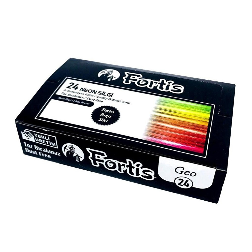 FORTİS NEON RENK S.SİLGİSİ ORTA 24LÜ Kalem & Yazı Gereçleri Fiyatı