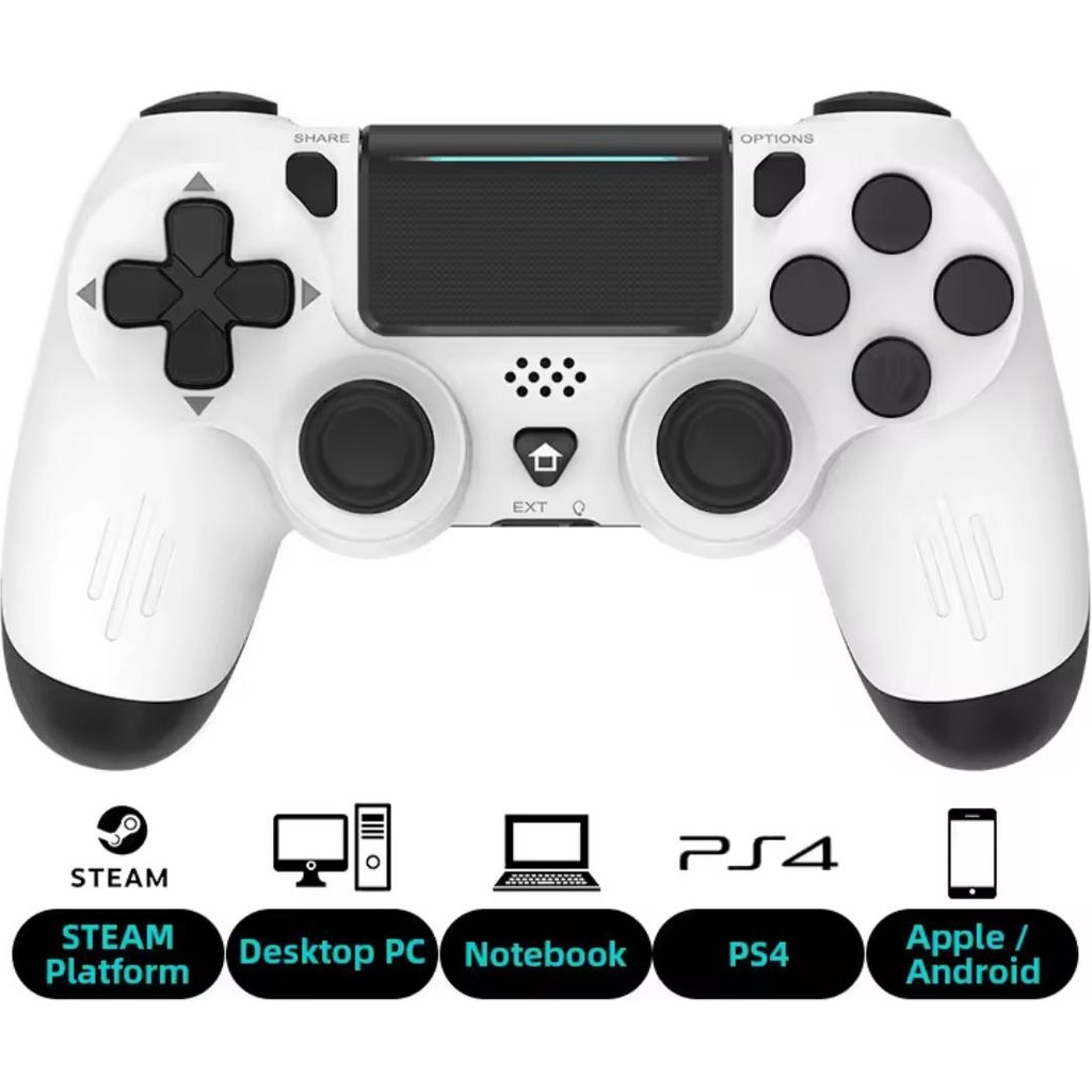 Fortrek Ps 4 Joystick Tablet Telefon Pc Ps4 Uyumlu Titreşimli Oyun Kolu - Beyaz Xbox Oyun Kolu ve Aksesuarları Fiyatı