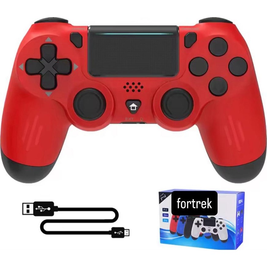 Fortrek Ps 4 Joystick Tablet Telefon Pc Ps4 Uyumlu Titreşimli Oyun Kolu - Kırmızı Xbox Oyun Kolu ve Aksesuarları Fiyatı