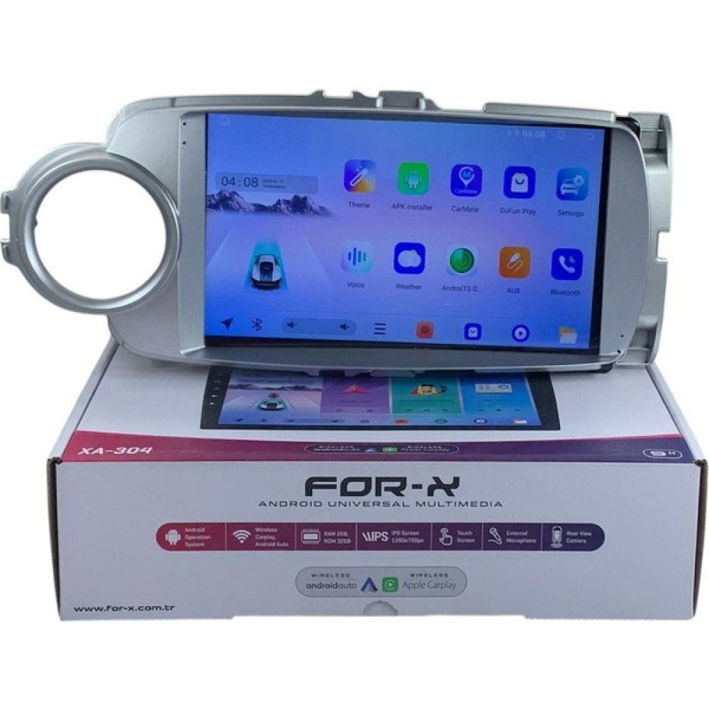Forx Toyota Yaris 2012-2020 Yeniseri Oem Multimedya - Gri Oto Boyaları Fiyatı