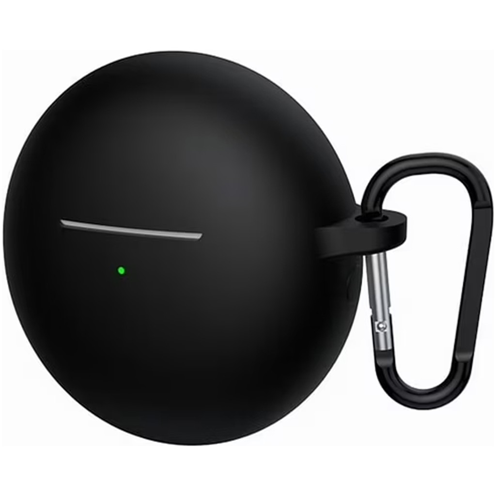 Forzacase Huawei Freebuds 7i ile Uyumlu Anahtar Askılıklı Bluetooth Kulaklık Kılıfı - FC1134 - Siyah Bluetooth Kulaklık Fiyatı