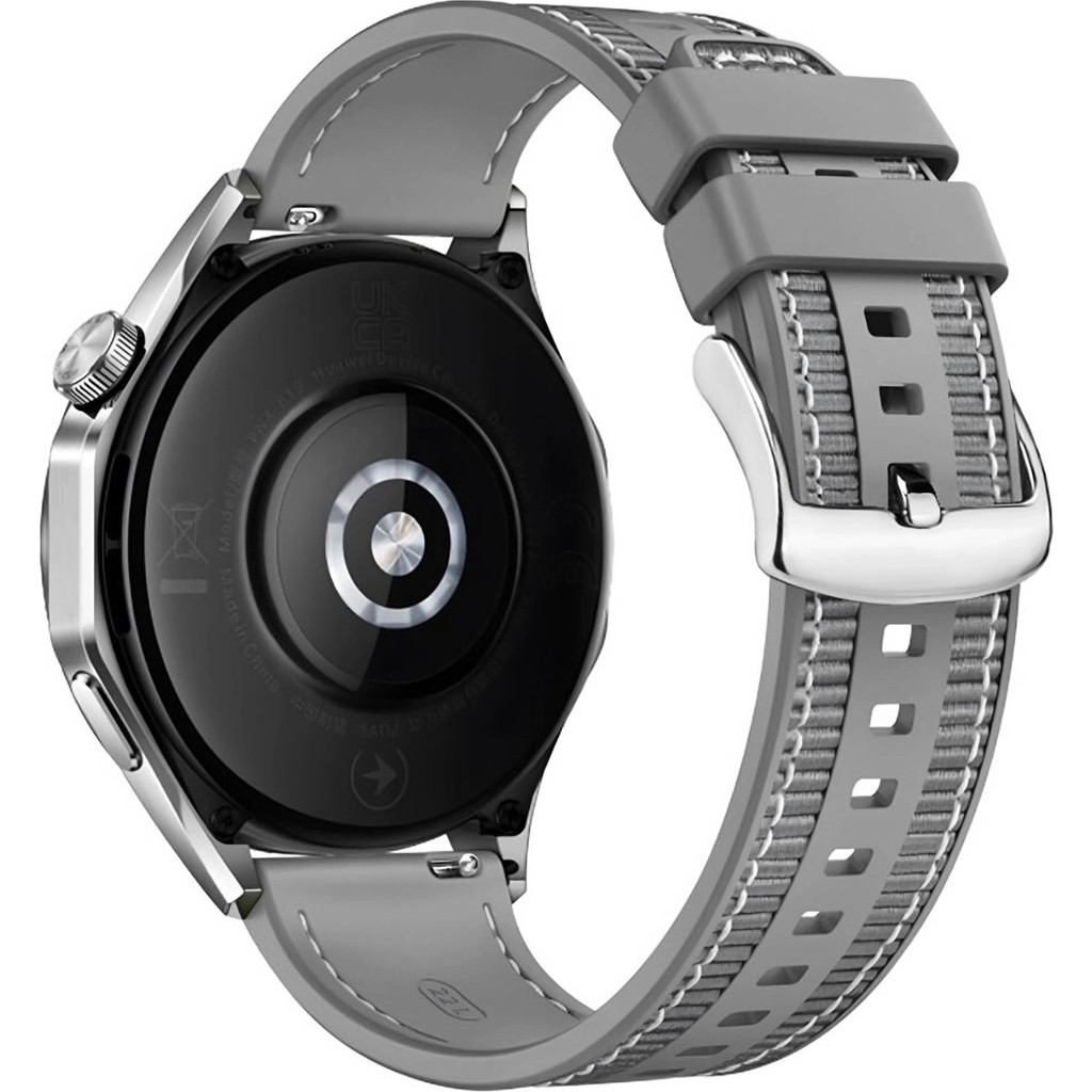 Forzacase Huawei Watch Ultimate 2 ile Uyumlu Dikişli Kumaş Görünüm Silikon Kordon Kayış - FC910 - Gri Cep Telefonu Fiyatı