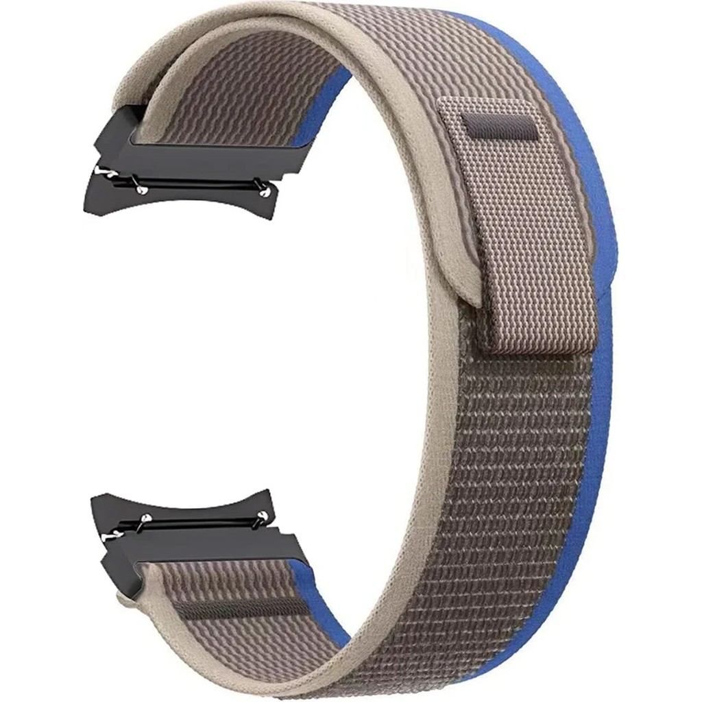 Forzacase Samsung Galaxy Watch7 40MM ile Uyumlu Trial Cırtlı Hasır Kumaş Kordon Kayış - FC566 - Gri Cep Telefonu Fiyatı