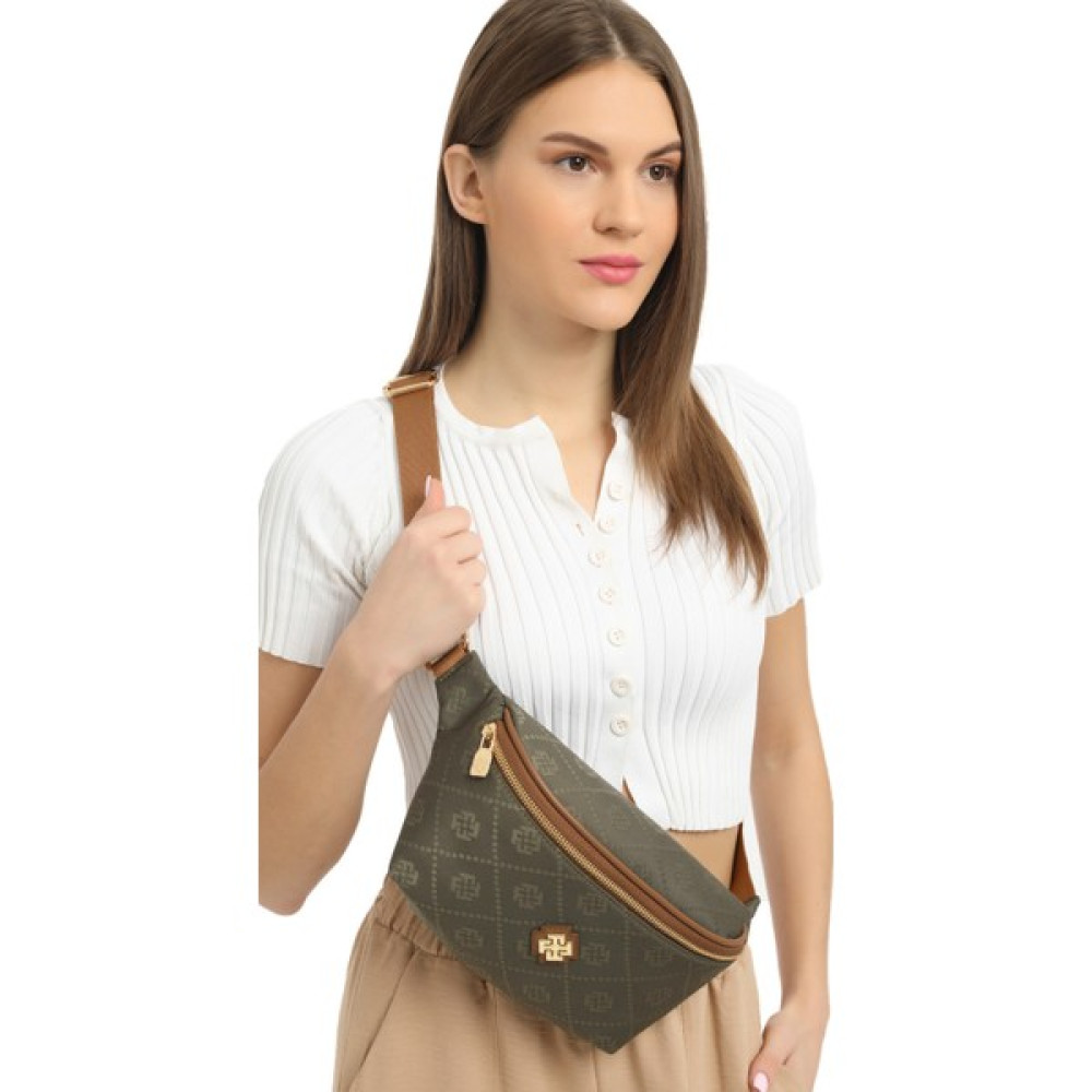 Fossil Saten Haki Kadın Bel Çantası 05FO24Y5000 Bayan Bel Çantası Fiyatı