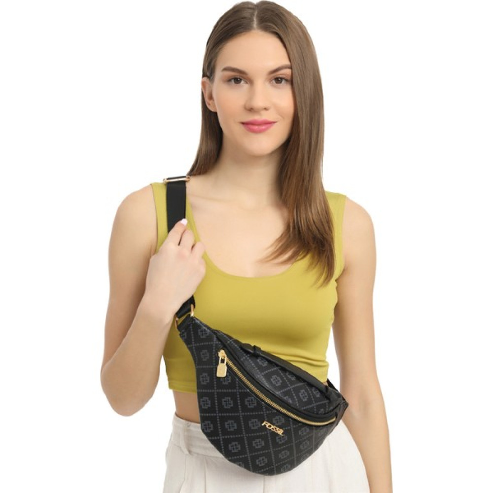 Fossil Siyah Kadın 42X13X11 cm Bel Çantası 05FM24Y1000 Bayan Bel Çantası Fiyatı