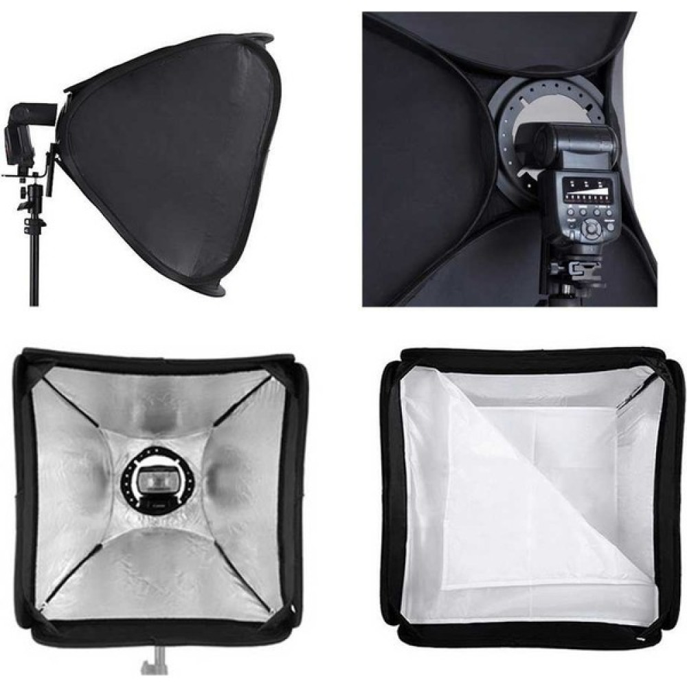 Fotga Kafa Flaşı Için 40X40 Katlanabilir Softbox + Flaş Tutucu Oto Boyaları Fiyatı