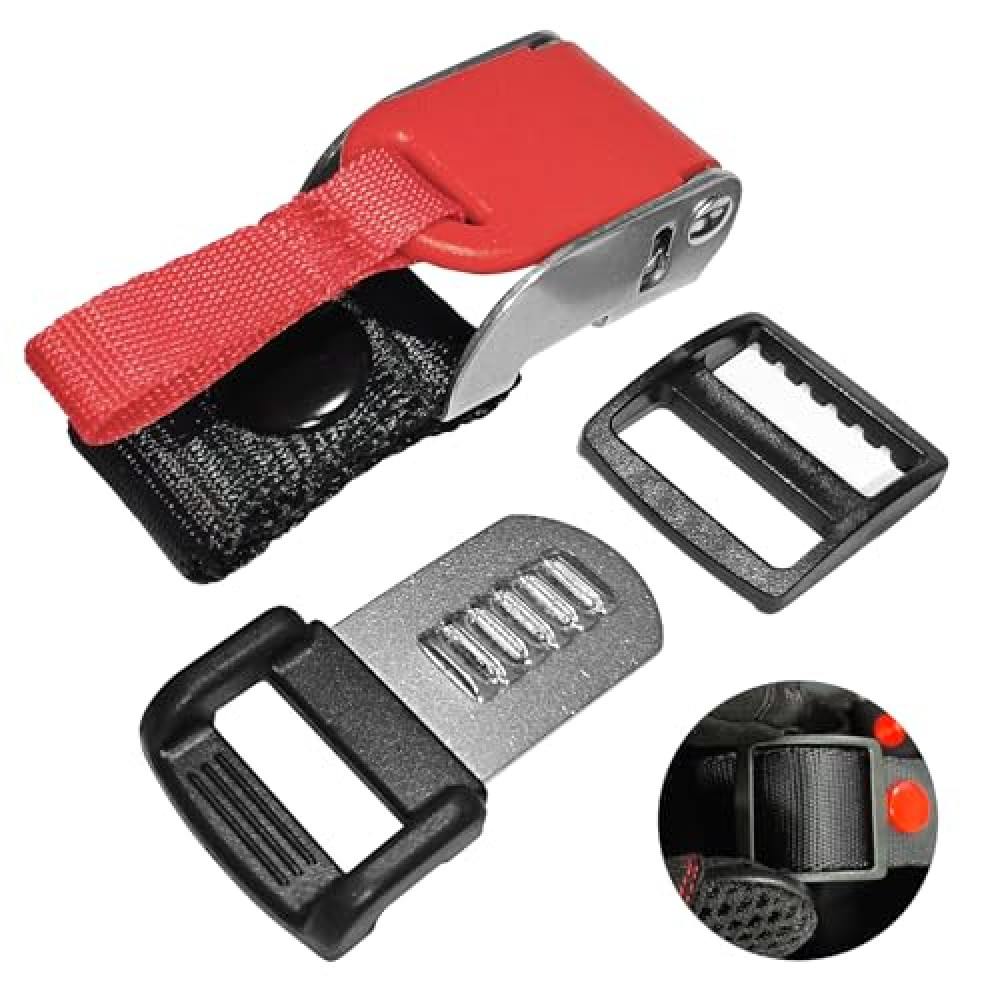 FOTN Quick Release Buckle for Motorcycle Helmet, Stainless Steel Helmet Chin Strap Adapter, Helmet Quick Release Clip/Lock without Removing Snaps Motorcycle Helmets Fiyatı