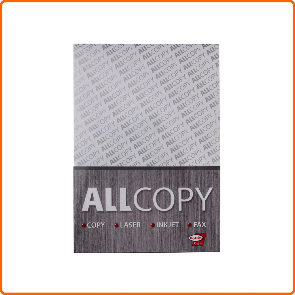 Fotokopi Kağıdı A4 Beyaz 80 gr ALLCOPY - 500 lü (1 paket) Diğer Fiyatı