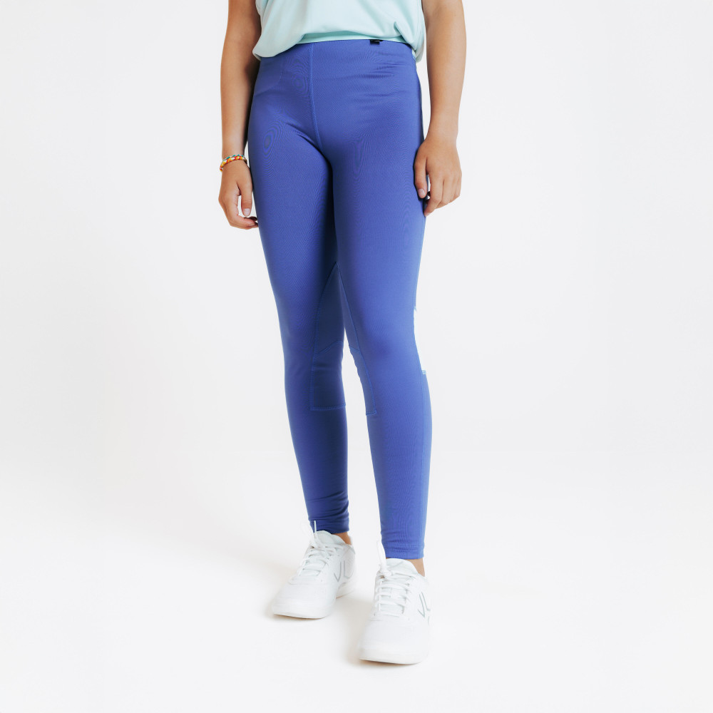 Fouganza Çocuk Binici Taytı - Lacivert/Yeşil - 100 Pantolon (Outdoor) Fiyatı