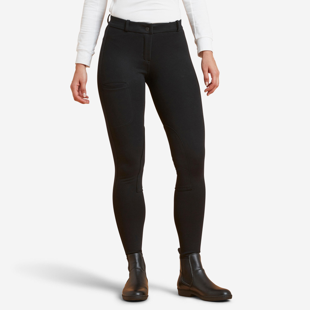 Fouganza Kadın Binici Pantolonu - Siyah - 100 Pantolon (Outdoor) Fiyatı