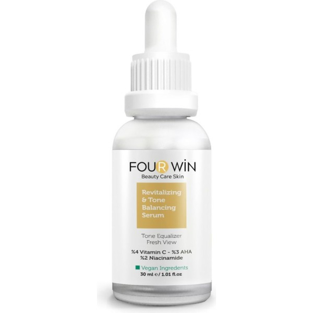 FOUR Aydınlatıcı Cilt Tonu Eşitleyici C vitamini Serum %4 Vitamin C %3 Aha %2 Niacinamide 30 ml Anti-Aging / Yaşlanma Karşıtı Fiyatı
