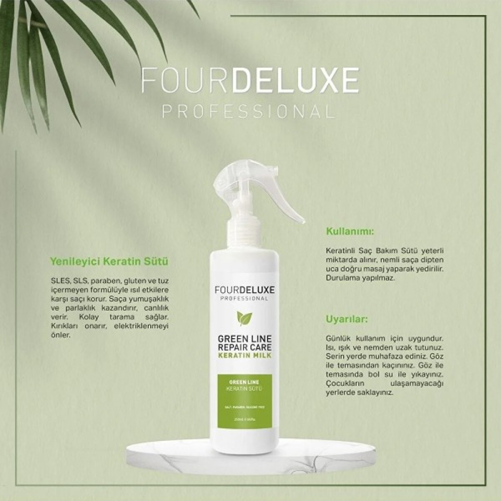 Four Deluxe Green Line Repair Care Keratin Milk Oto Boyaları Fiyatı