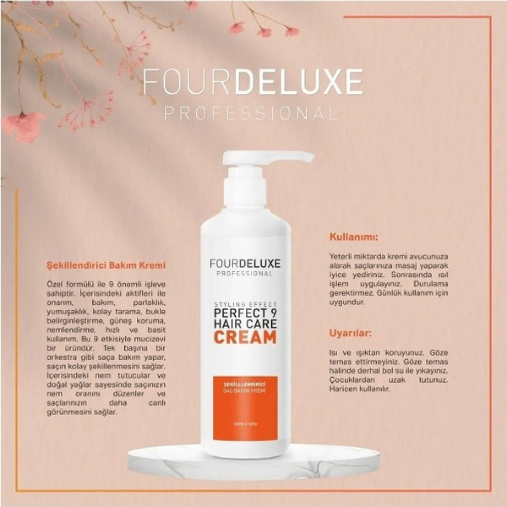Four Deluxe Perfect 9 Hair Care Cream - 12.0 Şampuan ve Saç Kremi Fiyatı