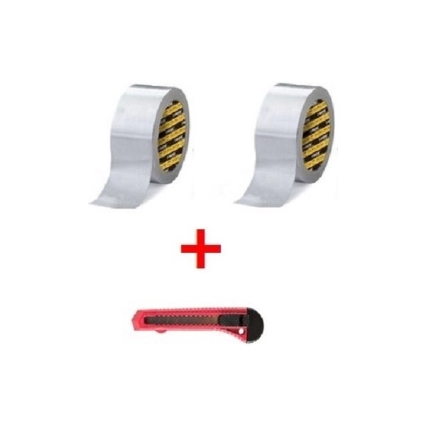 Four Season 2 Adet 48X10 mt Gri Suya Dayanıklı Flex Tape Tamir Bandı Çadır Bant + Maket Bıçağı Nalburiye & Hırdavat Fiyatı