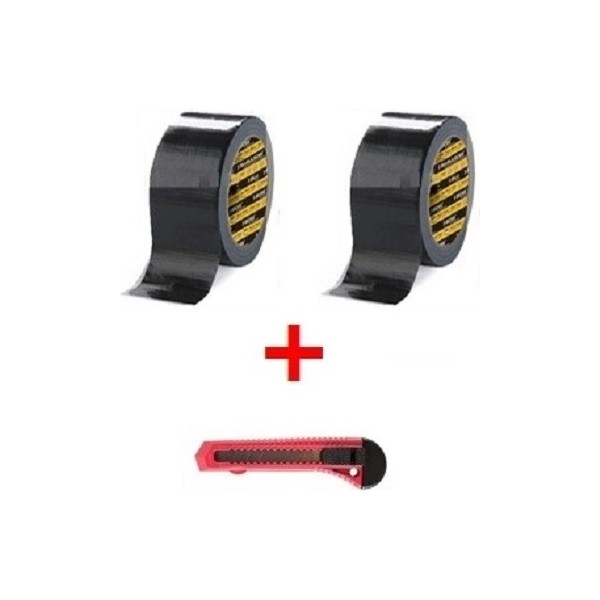Four Season 2 Adet 48X10 mt Siyah Suya Dayanıklı Flex Tape Tamir Bandı Çadır Bant + Maket Bıçağı Nalburiye & Hırdavat Fiyatı