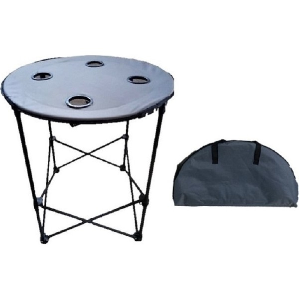 Four Season Katlanır Kamp Masası Taşıma Çantalı Yuvarlak 71 cm Gri Kamp & Piknik Masası Fiyatı