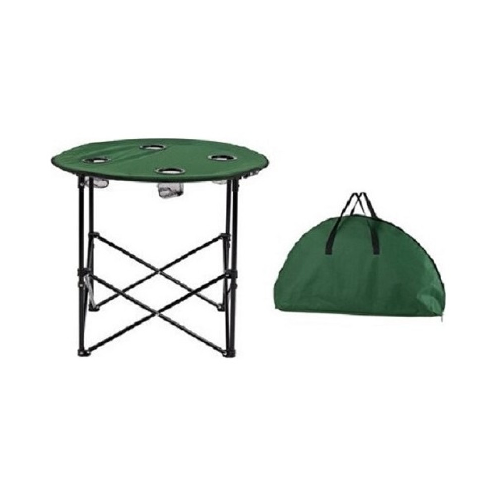 Four Season Katlanır Kamp Masası Taşıma Çantalı Yuvarlak 71 cm Yeşil Kamp & Piknik Masası Fiyatı