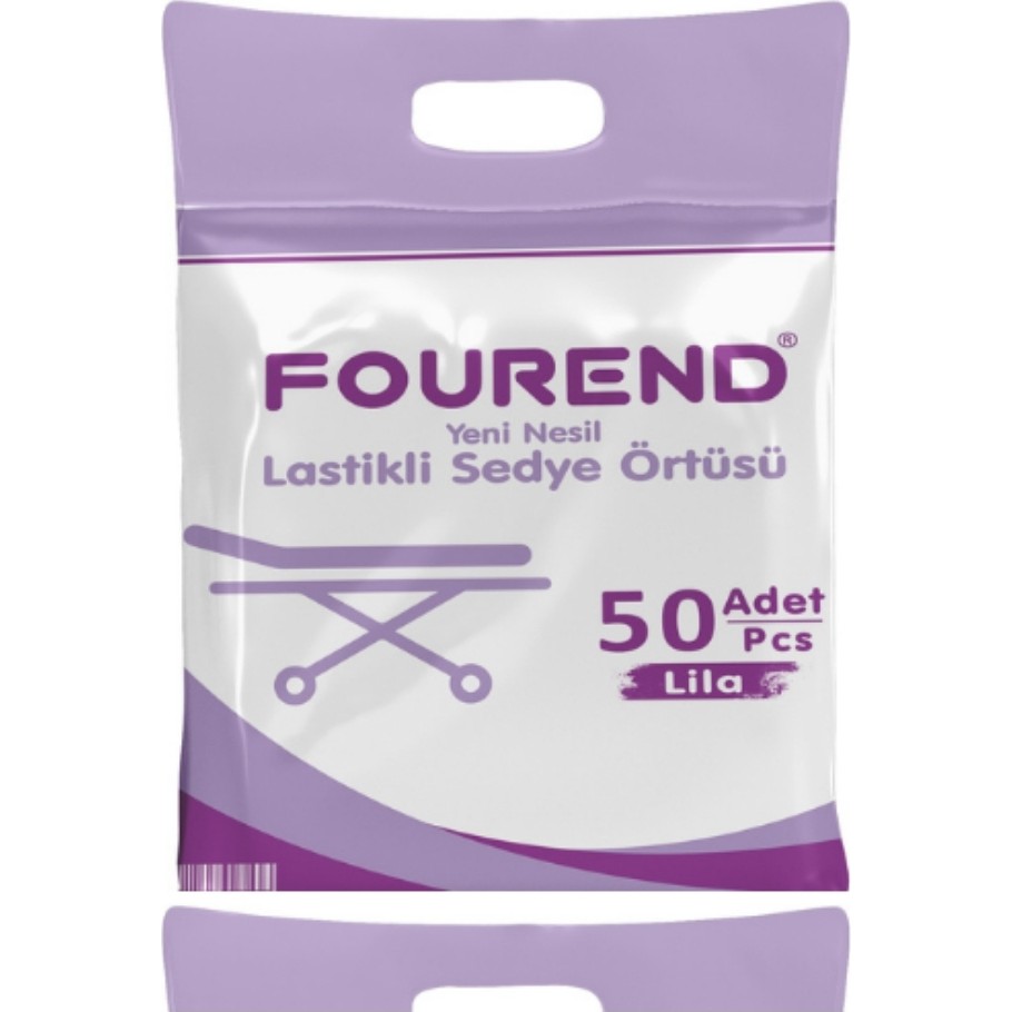 Fourend Yeni Nesil Lastikli Lila Sedye Örtüsü 50'li Paket - 80X220 Diğer Fiyatı