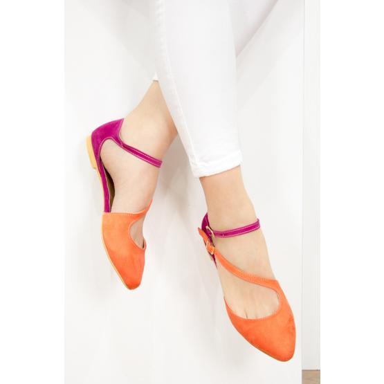 Fox Shoes D726016902 Turuncu Kadın Babet Babetler Fiyatı