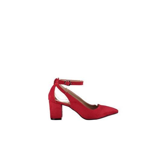 Fox Shoes D922223602 Kırmızı Kadın Topuklu Ayakkabı