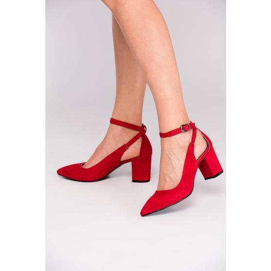 Fox Shoes D922223602 Kırmızı Kadın Topuklu Ayakkabı