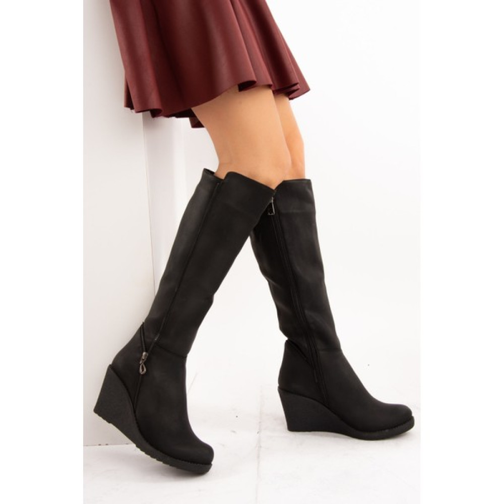 Fox Shoes Siyah Kadın Çizme E674220209 Kadın Çizmeleri Fiyatı