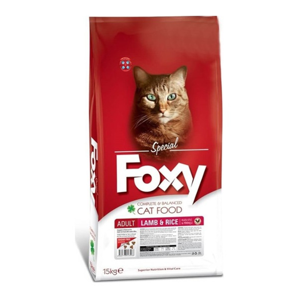 Foxy Kuzu Etli ve Pirinçli Yetişkin Kedi Maması 15 kg Evcil Hayvan Ürünleri Fiyatı