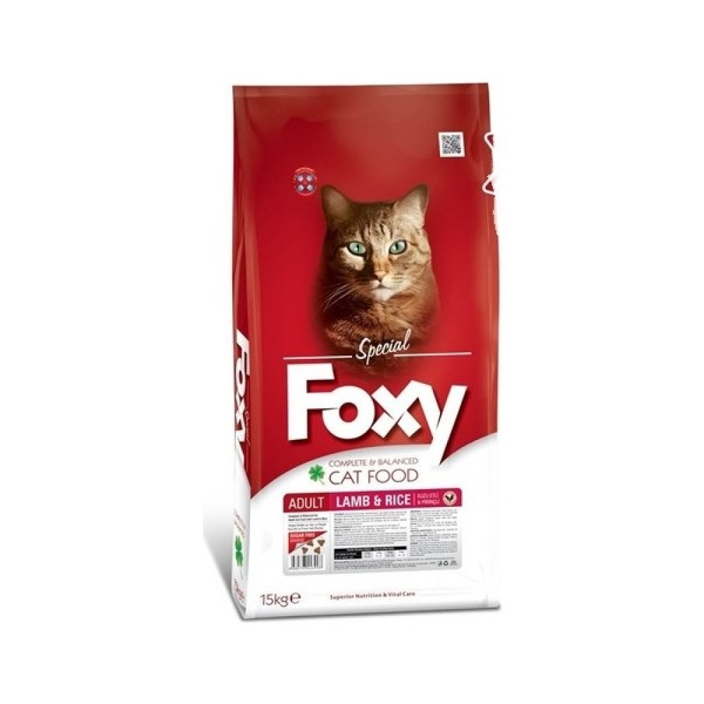 Foxy Kuzu Etli ve Pirinçli Yetişkin Kedi Maması​ 15 kg Evcil Hayvan Ürünleri Fiyatı