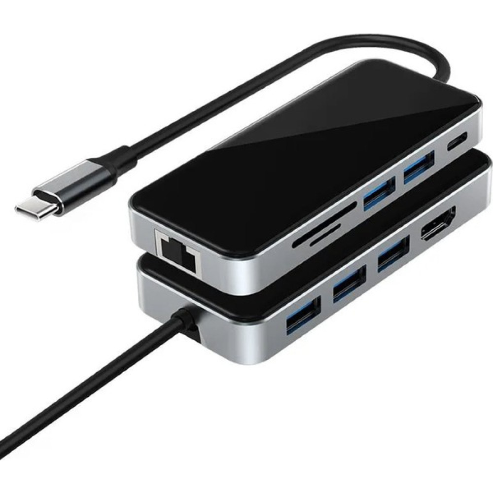 Foxyn FXN-101 Apple Type-C To HDMI USB 3.0 RJ45 Usb-C 60W Tf ve Sd Dönüştürücü Kart Okuyucu Çevirici Bilgisayar Çevirici ve Adaptörü Fiyatı