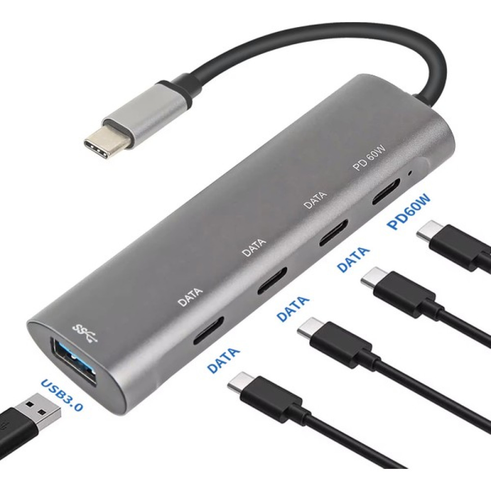 Foxyn FXN-60W Type C To USB 3.0 Pd Çoklayıcı 60W Şarj Adaptörü Usb-C Çoklayıcı Çevirici Bilgisayar Çevirici ve Adaptörü Fiyatı