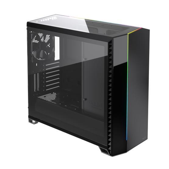 Fractal Design Vector RS Tempered Glass Dikey Tower Siyah Transparan Mini Bilgisayar Kasası