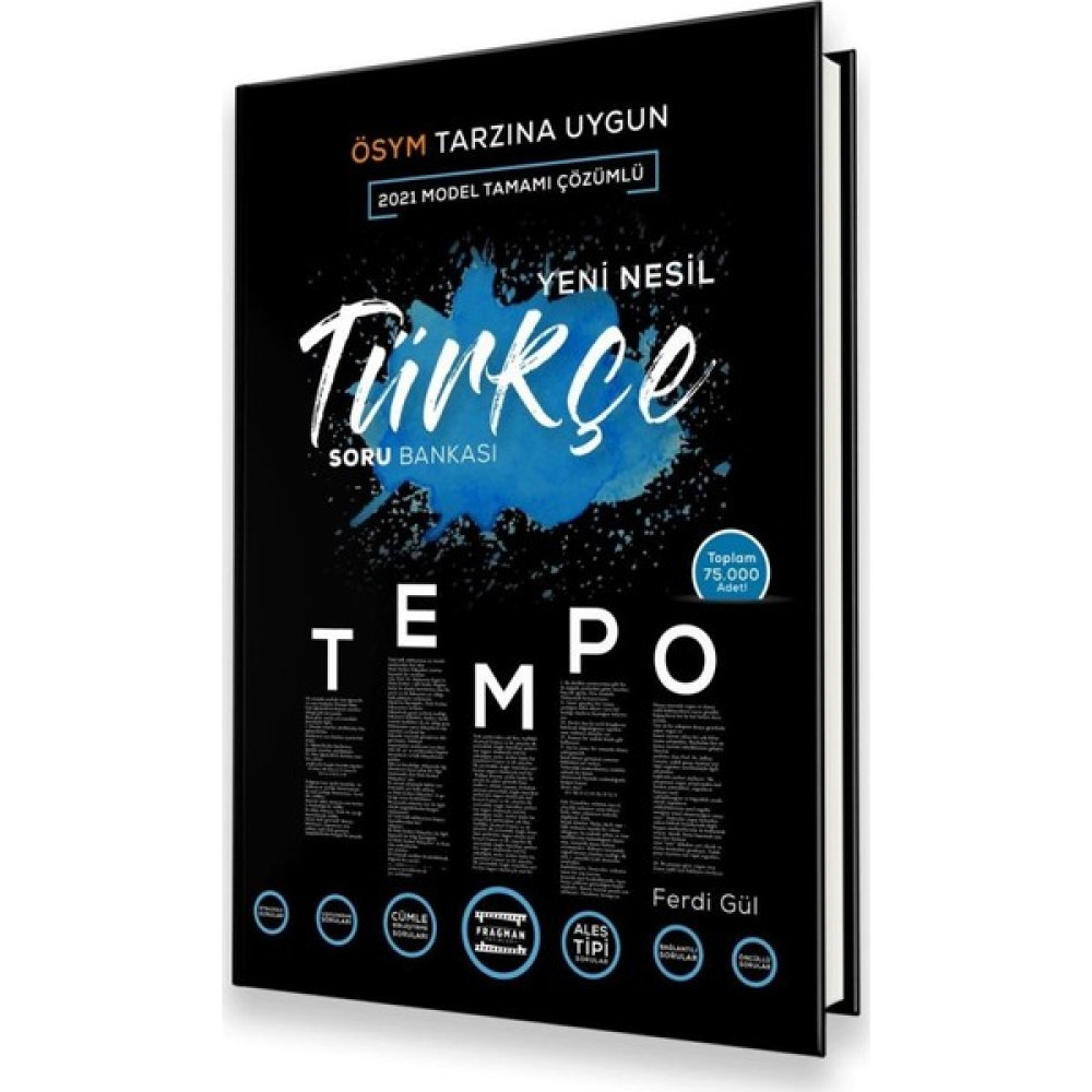 Fragman Yayınları %100 Yeni Nesil Tempo Türkçe Soru Bankası Temel Yeterlilik Testi (TYT) Fiyatı
