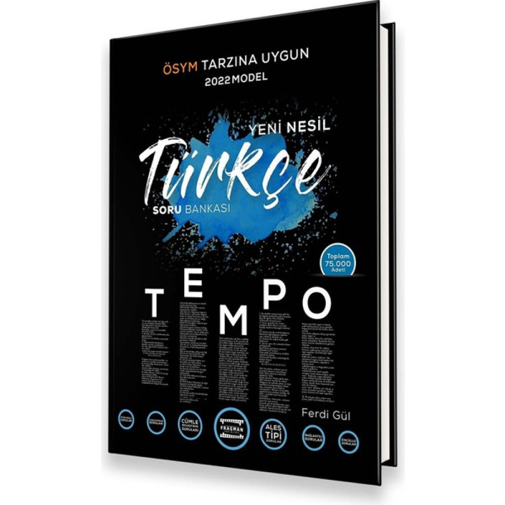 Fragman Yayınları 2023 TYT Tempo %100 Yeni Nesil Türkçe Soru Bankası Temel Yeterlilik Testi (TYT) Fiyatı