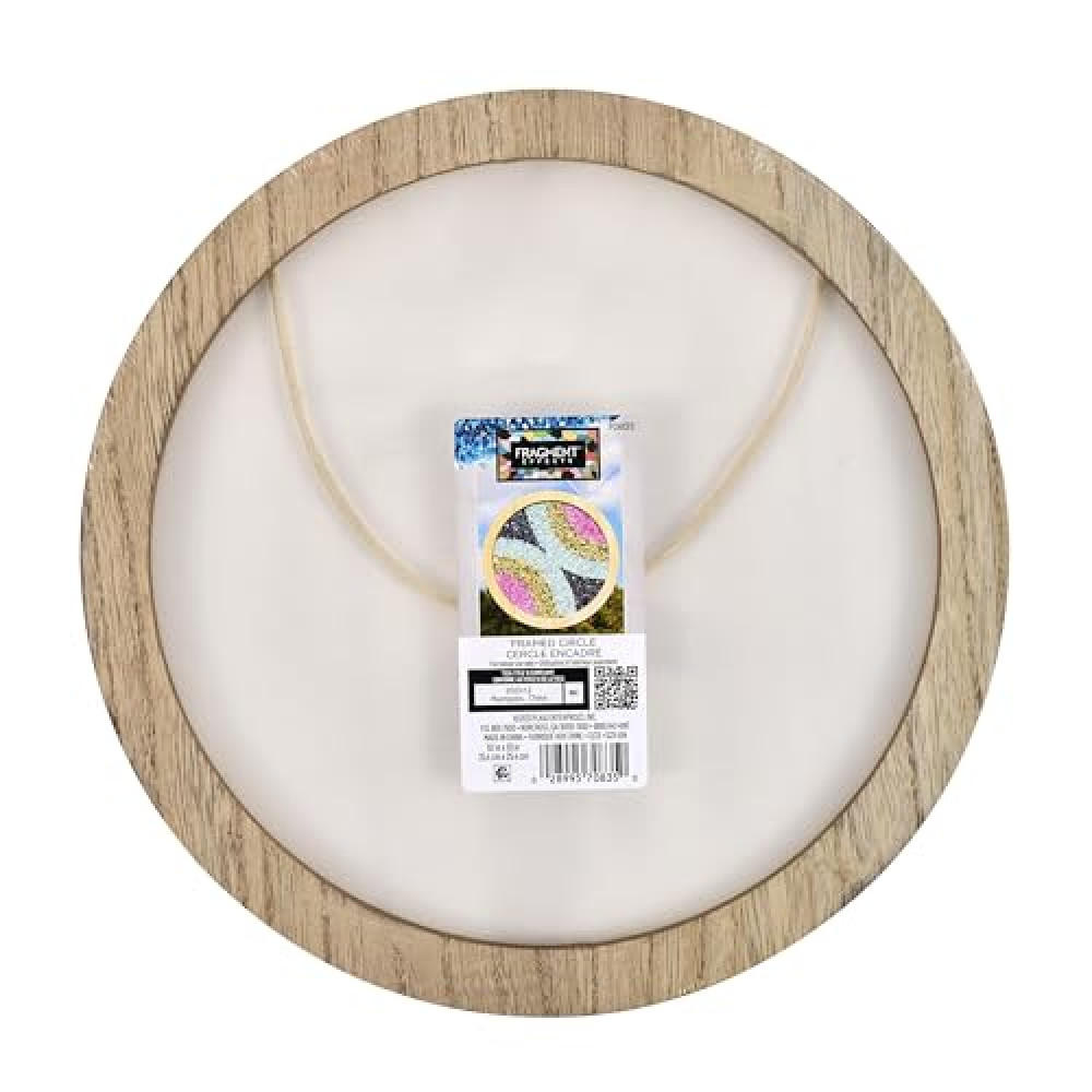 Fragment Effects, Framed Circle Surface, for Glass Chip Crafting Projects