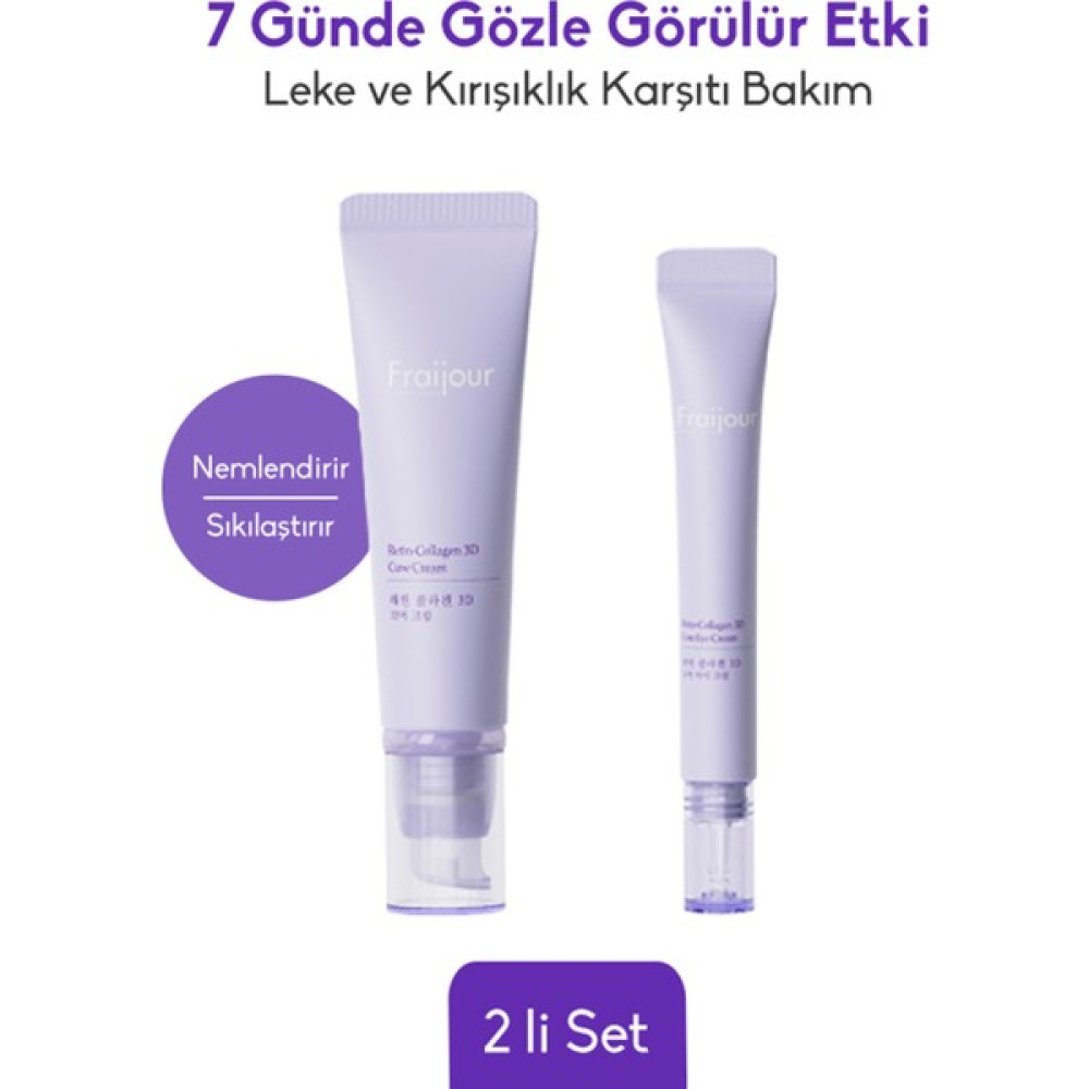 Fraijour Retin Collagen 3D - 2'li Set Cilt ve Yüz Bakımı Fiyatı