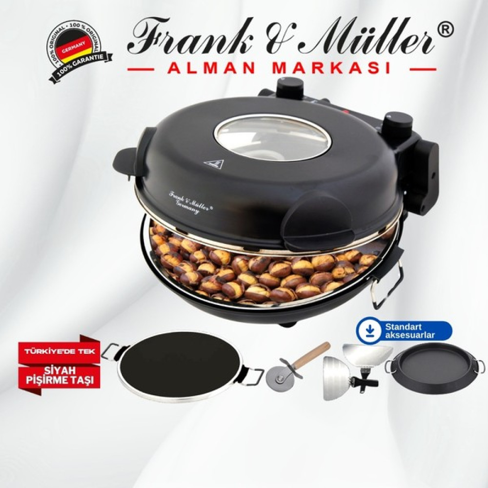 Frank & Müller Germany Taş Fırın - Siyah Tencere / Tava Setleri Fiyatı