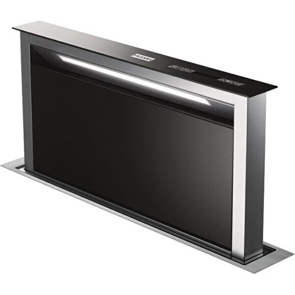 Franke FDW 908 IB XS 110.0365.588 B.Glass Downdraft Siyah Ankastre Davlumbaz Ankastre Davlumbazlar Fiyatı