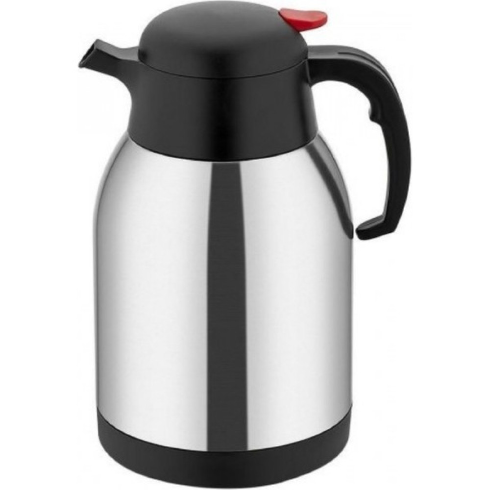 Frapan By Cooker 2 Litre Paslanmaz Çelik Termos Çift Katmanlı Çay Kahve Termosu - 2 lt - Siyah Termoslar Fiyatı