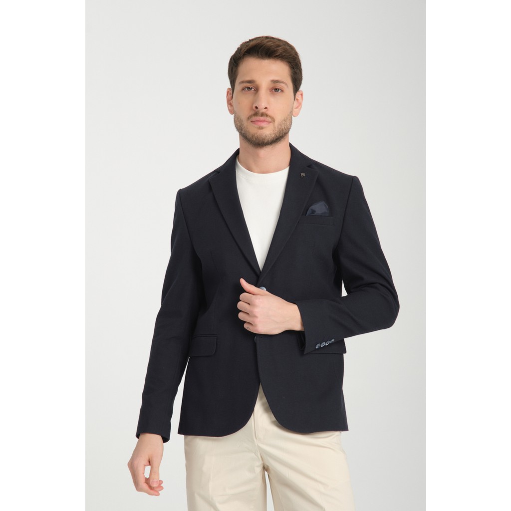 Frappoli Cazino Erkek Lacivert Slim Fit Dar Kesim Desenli Yarım Astar Mevsimlik Spor Blazer Ceket Giyim & İç Giyim Fiyatı
