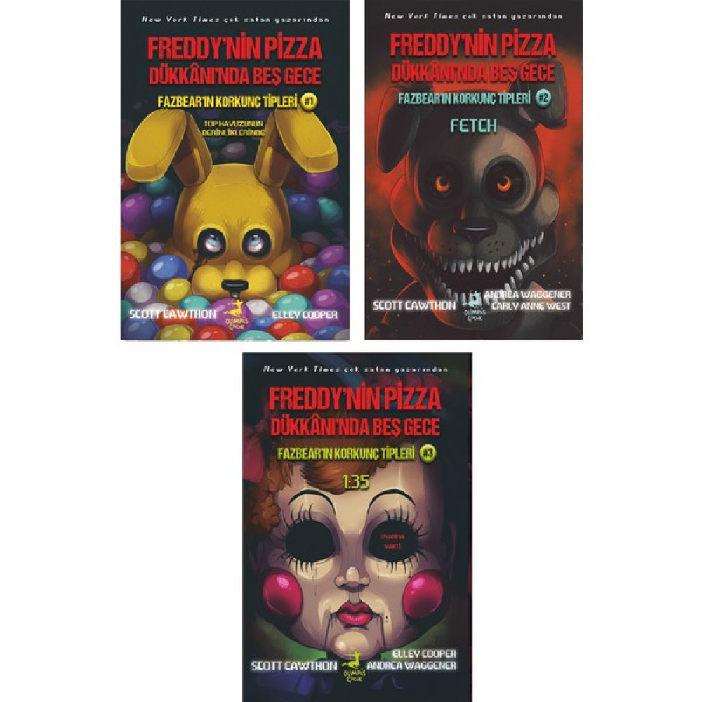 Freddy’nin Pizza Dükkanı’nda Beş Gece: Fazbear Serisi 3 Kitap Set - Scott Catwthon Çocuk Roman Fiyatı