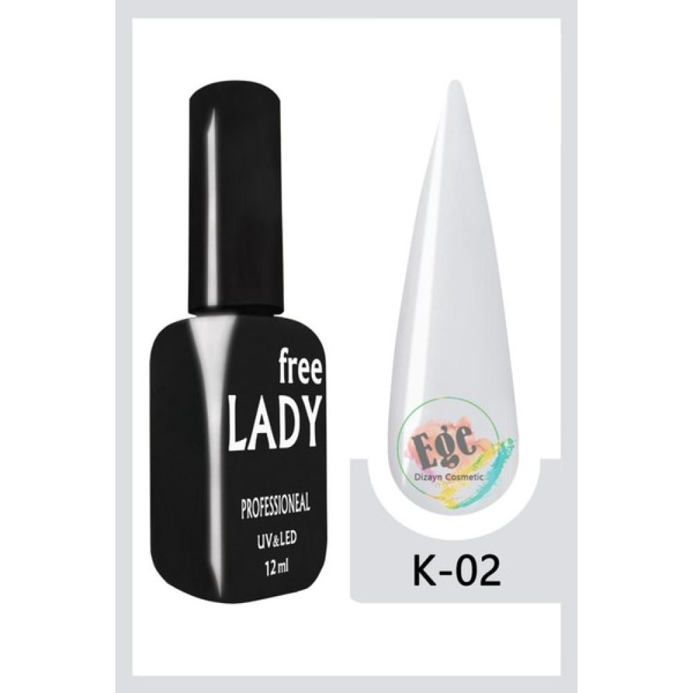 Free Lady Freelady Kalıcı Oje 12ML K02 (Rakı Beyazı) Oje Fiyatı