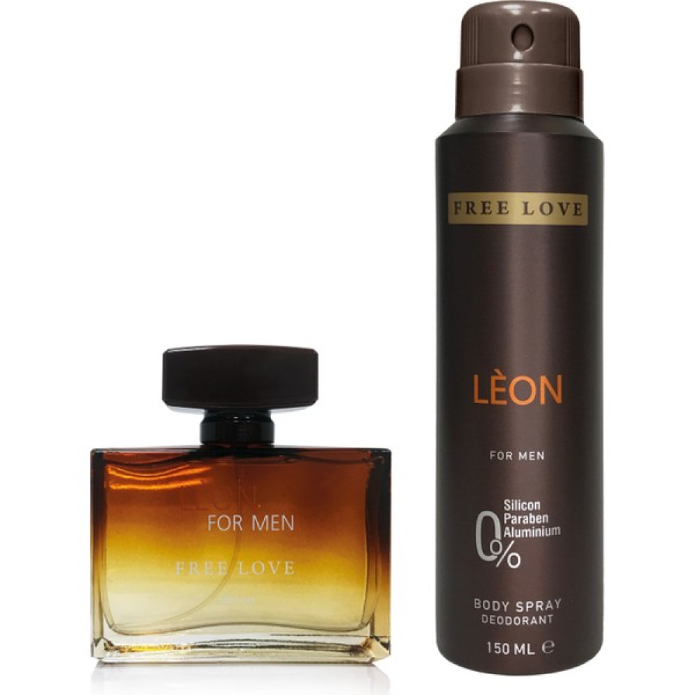 Free Love Leon Edp Erkek Parfüm 100 ml ve Deodorant 150 ml Erkek Parfümleri Fiyatı