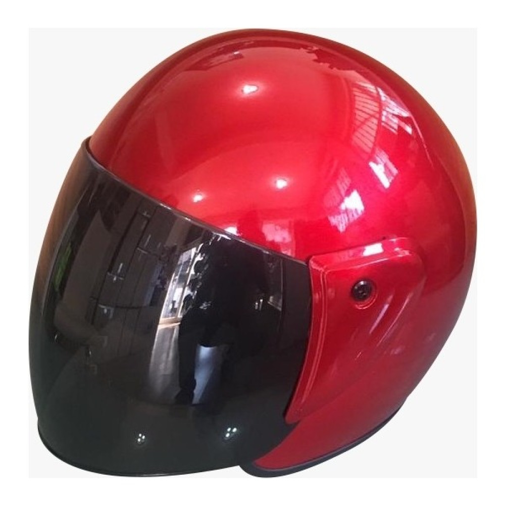 Free-M 009 Açık Yarım Kask Kırmızı - L Motorsiklet Kaskları Fiyatı