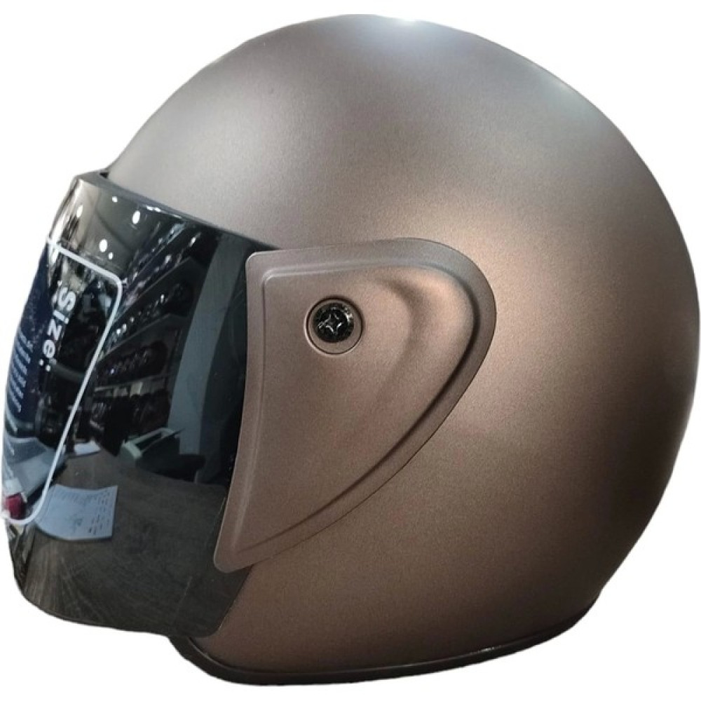 Free-M 009 Açık Yarım Kask Mat Kahve - M - Mat Kahverengi Motorsiklet Kaskları Fiyatı