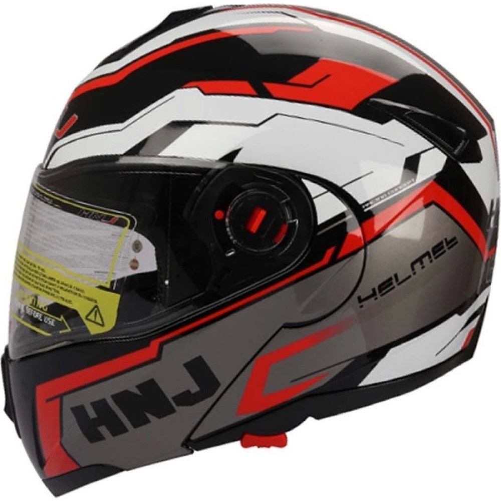 Free-M FR-961 Black-Red Çene Açılır Güneş Vizörlü Kask - M Motorsiklet Kaskları Fiyatı