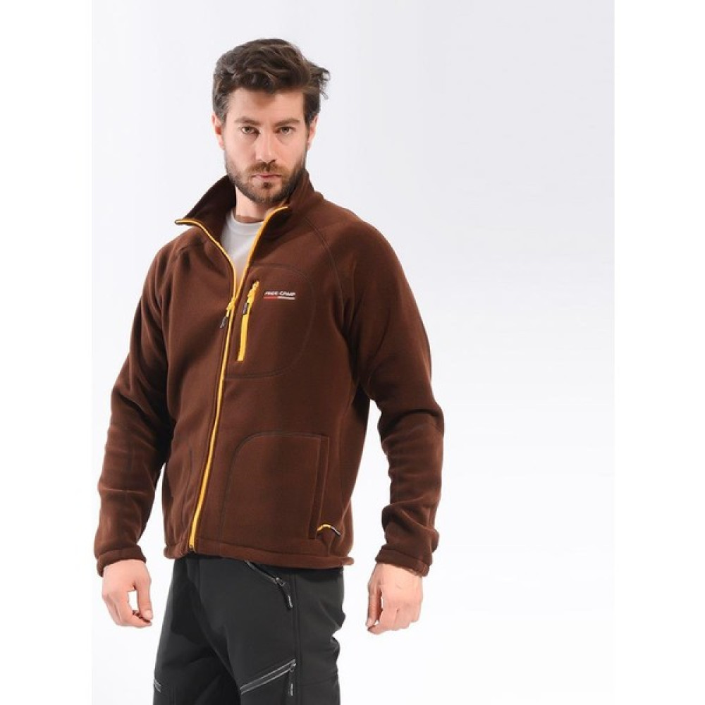 Freecamp Man Full Zipper Fleece-Kahverengi - Renkli - 2XL Oto Boyaları Fiyatı