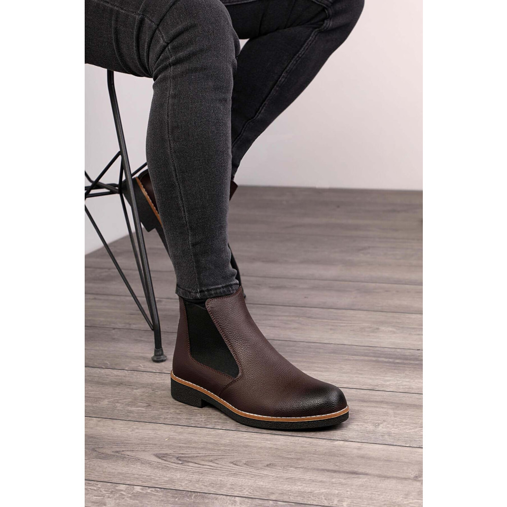 Freemax Unisex Chelsea Bot Garantili Ürün .30141 Kahverengi 43 Beden Kadın Botları Fiyatı