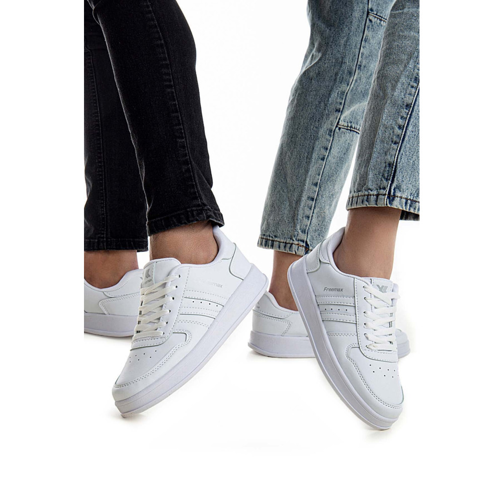 Freemax Unisex Garantili Ortopedik Iç Tabanlık Hafif Esnek Sağlam Sneaker Spor Ayakkabı Beyaz Beyaz 43 Beden Spor Ayakkabı Fiyatı