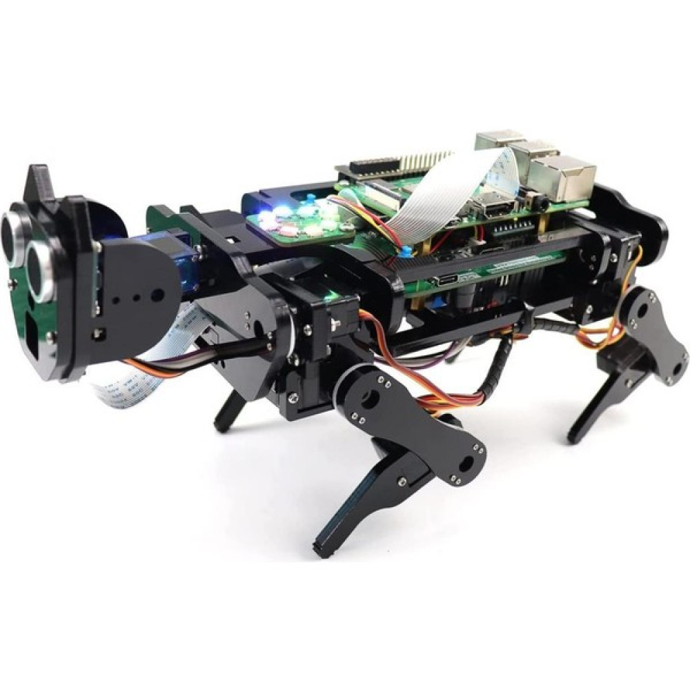 Freenove Robot Köpek Kiti, Yürüyüş Raspberry Pi 4 B 3 B+ B A+ Için Eğitici Oyuncak Fiyatı