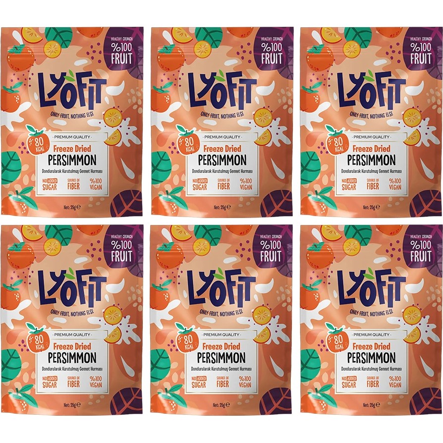 Freeze Dried Cennet Hurması 25G - 6 Adet Kuru Meyve Fiyatı